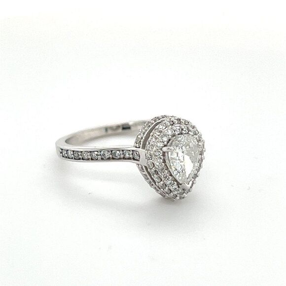 Diamond Ring Size 6.5 14k Gold 0.91 TCW 3.19 Grams Certified $5,950 215101 - Picture 7 of 14